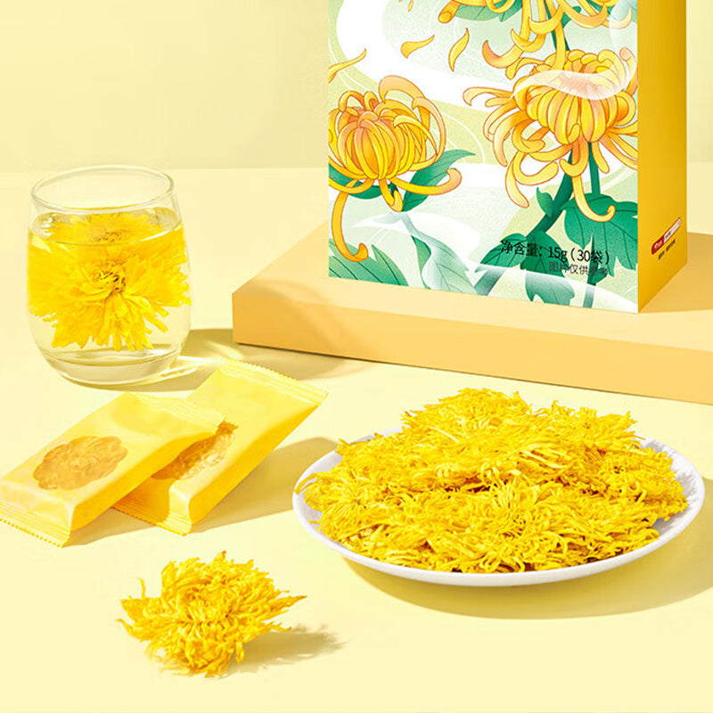 Golden chrysanthemum tea 15g*30 flowers