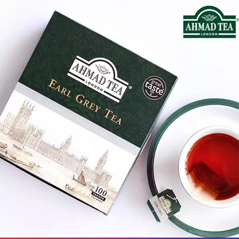 AHMADTEA Earl Grey Tea Bags 100 packs